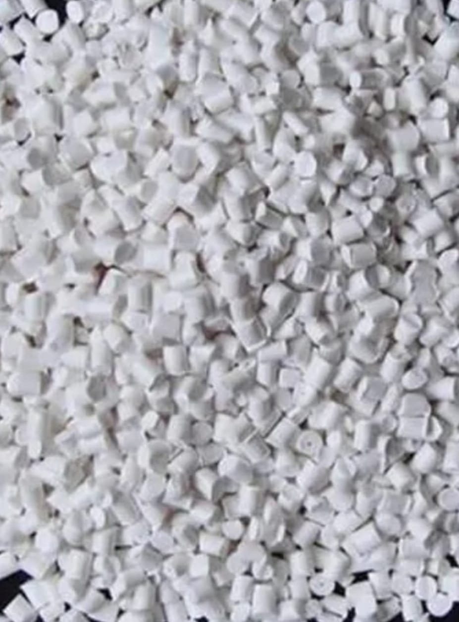 Plant waste white polypropylene raffia granules, extrusion grade